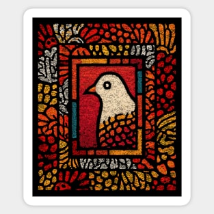 Sacred Dove | Medieval Stained Glass Sticker